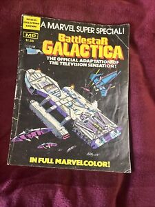 Vintage 1978 Battlestar Gallactica Jumbo Marvel Special Edition #8 Comic Book