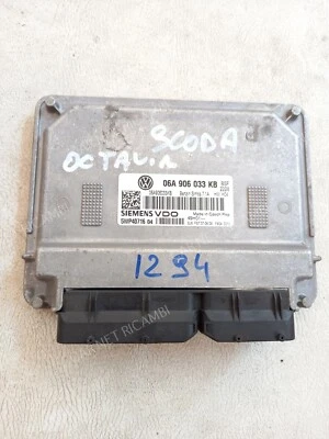 06A906033KB 5WP40716 SIMOS7.1A CENTRALINA MOTORE ECU SKODA OCTAVIA 1.6 75 KW BSF - Immagine 1 di 4
