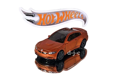 Paquete múltiple exclusivo BMW M4 2024 Hot Wheels naranja satinado suelto Foto 1 de 4