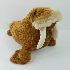 Sea World Walross Plüsch braun realistische Stoßzähne 14 Zoll Ozean Spielzeug Souvenir - Bild 1 von 10