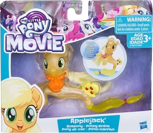 My Little Pony The Movie Applejack Seapony 3" Figure Set - Foto 1 di 2