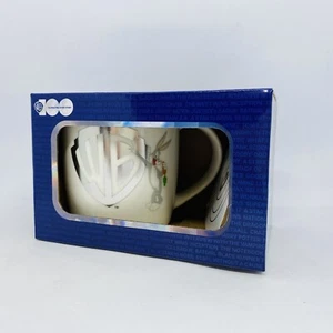Warner Brothers Mug & Coaster Set 100 Years Limited Edition White Bugs Bunny - Picture 1 of 13