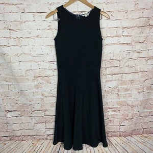 Boden Black Fit And Flare Sleeveless Dress Womens Size 4 Long - Picture 1 of 6