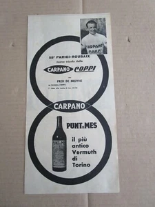 # ADVERTISING PUBBLICITA' CARPANO COPPI - 1957 VEDI ALTRE DISPONIBILI - Foto 1 di 5
