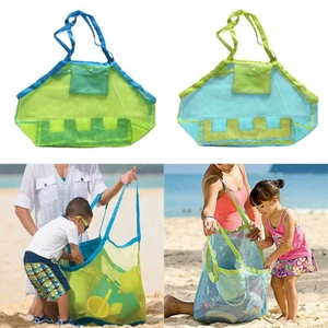 UK Large Beach Bags Waterproof Sandproof Mesh Beach Tote Zip Bags Cooler Part - Picture 1 of 14