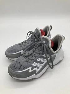 Adidas Mens SM Impact FLX GX8115 Lace Up Gray White Football Shoes Sz 9.5 - Picture 1 of 9