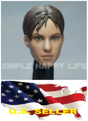 1/6 скульптура головы Джилл для 12-дюймовой фигурки на заказ hottoys worldbox Phicen ❶США❶ - Изображение 1 из 4