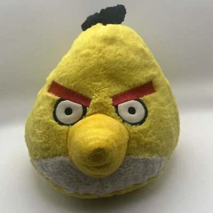 Angry Birds 8" Plush Yellow Bird Chuck No Sound Commonwealth Toy 2010, - Picture 1 of 7