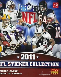Panini NFL Football Album Collection contiene 10 Adesivi Starter Inutilizzati 2011 - Foto 1 di 12