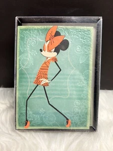 Hallmark Stazionario "Disney" 9 Carte/Buste Vuote - Collezione Minnie Mouse - Foto 1 di 2