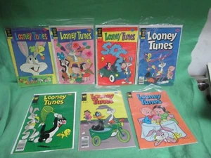 Lote de 7 cómics Gold Key Whitman Looney Tunes # 1 L16 - Imagen 1 de 3