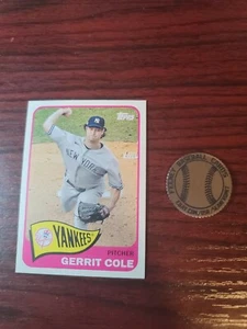 GERRIT COLE 2021 Topps Series 2 1965 Redux #T65-35 New York Yankees - Picture 1 of 2