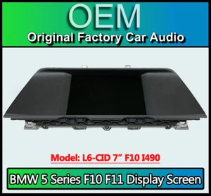 BMW 5 Series display screen, BMW 9266384 for F10 F11, L6-CID 7" F10 I490 - Picture 1 of 4