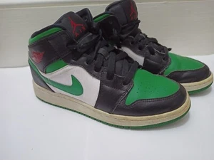 Nike Jordan 1 Mid SE Pine Green UK Size 4.5 554724-067 2019 - Picture 1 of 10