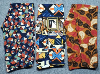LuLaRoe Mujer Multicolor Talla Única T/C - Alto Y Curvilíneo Leggings Lote de 3 Nuevos Foto 1 de 4