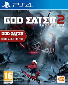 PS4 God Eater 2 Rage Burst EXCELLENT Condition RPG PS5 Compatible Game