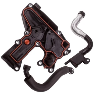 Oil Separator PCV Valve+Hose Set For VW Jetta Golf Gti Audi A4 1.8 2.0TSI 2015 - Picture 1 of 12