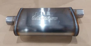 MagnaFlow 11225 4" x 9" Oval Straight-Through Performance Exhaust Muffler (NEW) - Picture 1 of 2