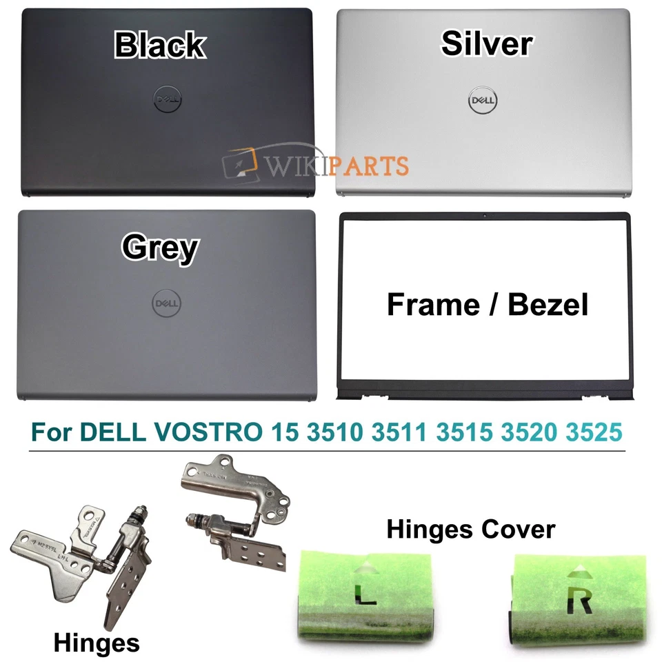Dell Vostro 15 3510 3511 3515 3520 3525 LCD Top Lid Back Cover Hinge Cover Frame - Image 1 of 1