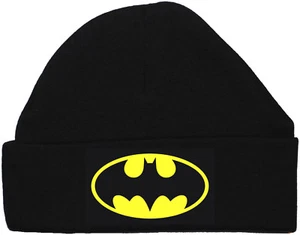 Baby Beanie Hat, Cap Newborn-12 Months Unisex Boys Girls Superhero Bat Man - Picture 1 of 10