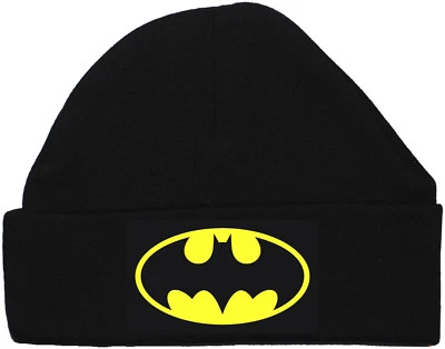 Baby Beanie Hat, Cap Newborn-12 Months Unisex Boys Girls Superhero Bat Man Foto 1 de 4