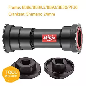 TOKEN Ceramic Bearing BottomBracket,BB86/BB92/BB30/BB30A/PF30/PF30A fit Shimano - Picture 1 of 10
