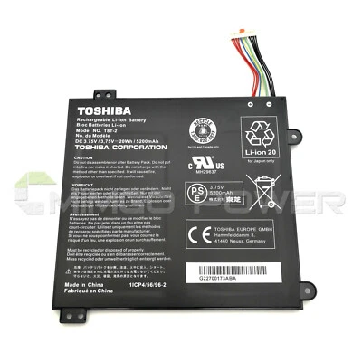 Nueva Batería Original T8T-2 T10TC Fabricante Original para Toshiba Satellite Click Mini L9W-B 8.9 Foto 1 de 3