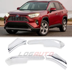 For Toyota RAV4 XA50 2019-23 Auto Rearview Mirror Cover Chrome Trim Frame Bezel - Picture 1 of 10