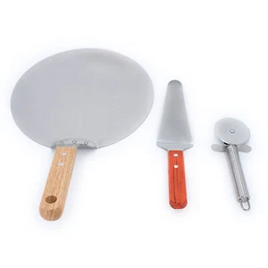 Kyto 3-teiliges Pizzaset- Pizzaschhneider Pizzahebereber Pizzaschieber Tortenset - Bild 1 von 7