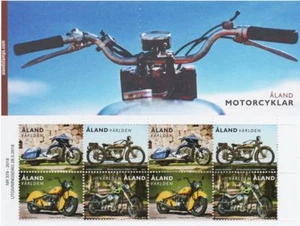 Harley Davidson 1919 Indian Chief 1944 Chopper Victory Aland Finland Stamps 2018 - Picture 1 of 1