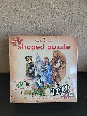 500 piece Wizard of Oz puzzle Paper House Productions Factory Sealed - Image 1 of 4