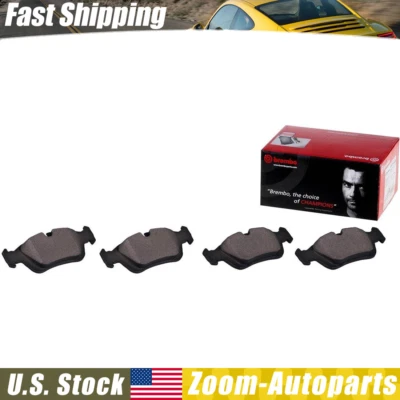 Conjunto de pastilhas de freio a disco dianteiro BMW 323i Brembo 1998 199 2000 - Imagem 1 de 4