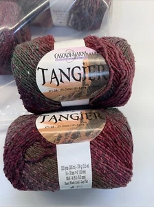 Cascade Yarns TANGIER Yarn. Lot Of 9 Skeins Of 100g Ea. New. Color 06 - Picture 1 of 3
