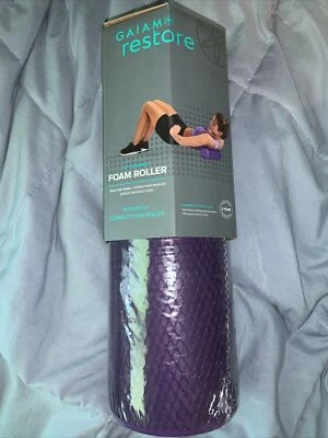 Gaiam FOAM ROLLER  12” Compact Restore - Purple - Image 1 of 4