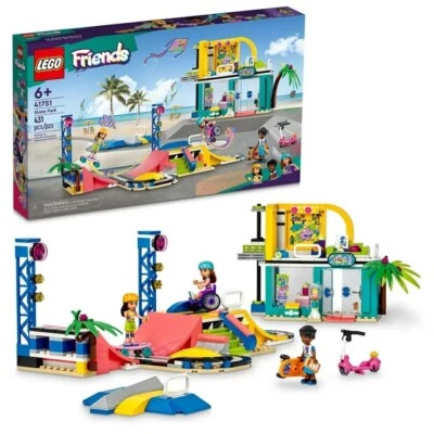 LEGO FRIENDS: Skate Park (41751), juego de monopatín y mini muñeca, regalo Foto 1 de 3