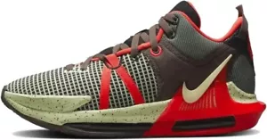 Nike Lebron Witness 7 Basketball Shoe, Black/Barley Volt, Men's Size 7, NEW - Picture 1 of 9