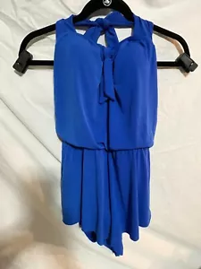 NWT Aqua Green, One Piece Halter Top Bathing Suit, Blue, 4/6 - Picture 1 of 3
