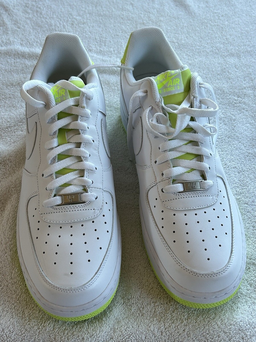 Nike Air Force 1 Low White Volt | eBay