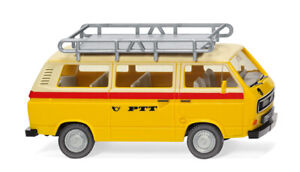 Wiking 029201 - 1/87 VW T3 Bus " Ptt " - Neuf
