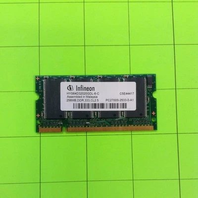 Infineon HYS64D32020GDL HYS64D32020GDL-6-C 256MB DDR-333 (PC-2700) PC-2700S Ra - Image 1 of 2