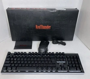 Red Thunder K10 Wireless Backlight Keyboard - New - Picture 1 of 6