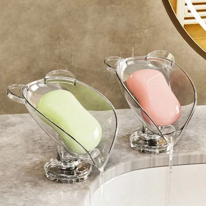 1pc Soap Dish Tray, Freestanding Luxury Soap Holder For Bathroom, No Drilling R - Picture 1 of 8