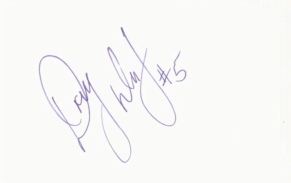 Doug West Minnesota Timberwolves NBA Guard/Forward Autographed 3x5 Index Card - Image 1 of 1