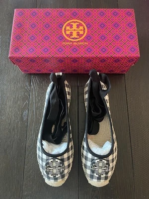 Alpargata de ballet Tory Burch Minnie / Cuero caído estampado / Espiga Foto 1 de 3