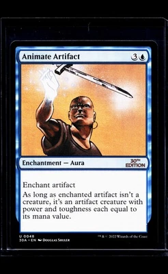 2022 MTG Magic the Gathering 30A 30th Anniversary Edition #48 Animate Artifact - Image 1 of 2