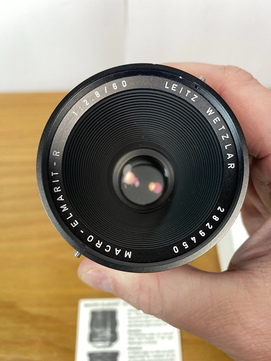 フィルムカメラ MACRO-ELMARIT-R 1:2.8/60 R-only #145b Leica Macro-Elmarit-R 60 mm - LensTip.com
