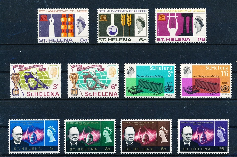 LS61163 St Helena selection of nice stamps fine lot MNH - Image 1 of 1