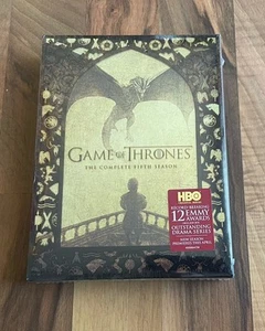 Game of Thrones: the Complete Fifth Season (DVD, 2015) Sealed Jon Snow Cersei - Foto 1 di 2