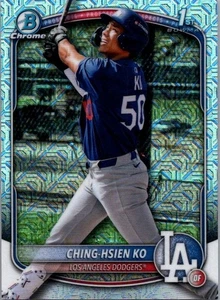 Ching-Hsien Ko 2025 Bowman Chrome Mega Box #BCP-224 1st Bowman LA Dodgers - Bild 1 von 2