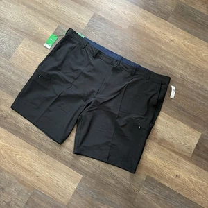 IZOD Golf SwingFlex Cargoshorts 54W Big & Tall 4-Wege-Stretch schwarz 10" Schrittlänge - Bild 1 von 7